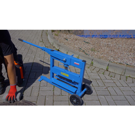 Gilotyna / Przecinak Mechaniczny Jazon Krobet KR400 - do cegły, kostki, krawężników